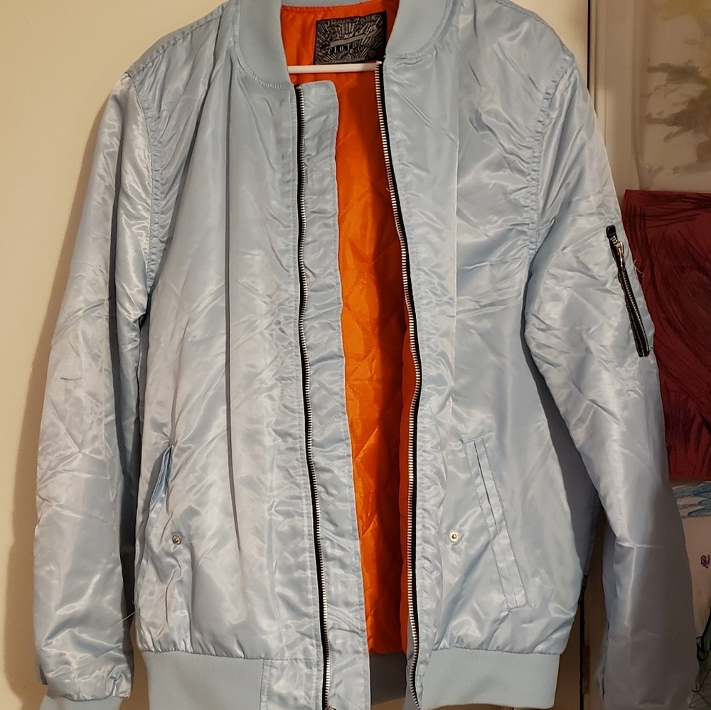 Flight style jacket.